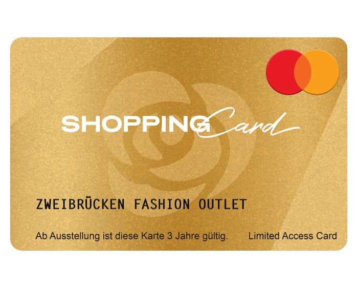 Zweibrücken Fashion Outlet Gutscheinkarte