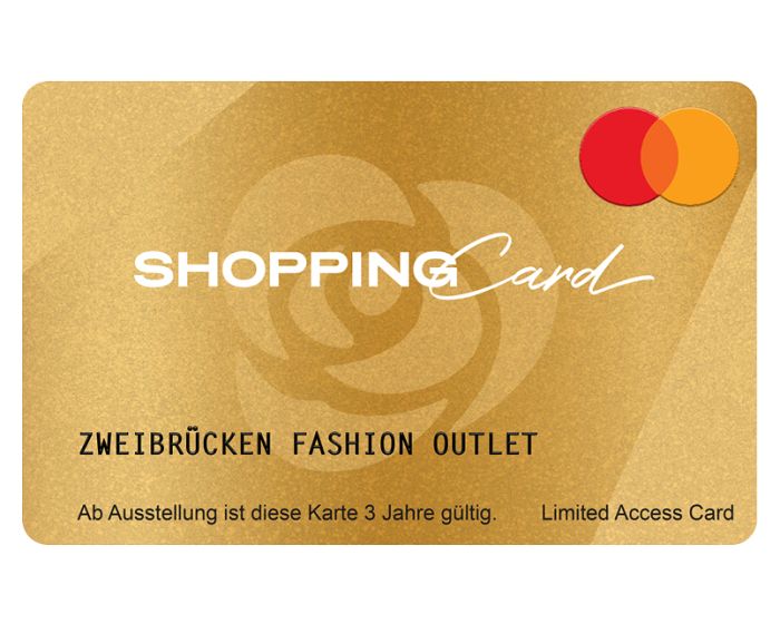Zweibr&uuml;cken Fashion Outlet Gutscheinkarte